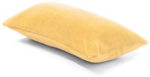 CelinaTex Xanio Dekokissen mit Innenkissen 40 x 60 cm beige Coral-Fleece Sofakissen Mikrofaser Kuschelkissen