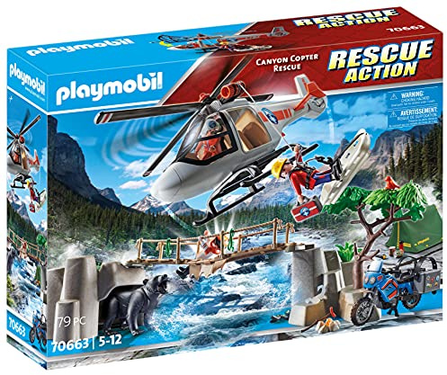 PLAYMOBIL Rescue Action - Sanitätereinheit mit Hubschrauber