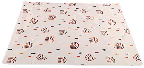 Wasserdichte Bodenmatte, unter Hochstuhl Spielmatte Baby Esszimmerstuhl Matte, wasserdichte Bodenschutz für Krabbelkissen Baby Baby Schutzkissen Outdoor Picknick Pad(110*110CM, SMT105-EF345)