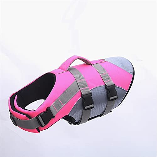 Haustier Hund Schwimmweste Sicherheitsweste Hundekleidung Hundebadeanzug Haustier Badeanzug Sommerurlaub Oxford Reflektierende Atmungsaktive Bulldogge (DL)