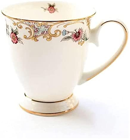 Tazas de desayuno gigantes, ensaladera, taza de sopa de cerámica, taza de café de cerámica de primera calidad, taza de té, taza de agua, taza de café de cerámica, taza de té de estilo pastoral chino f