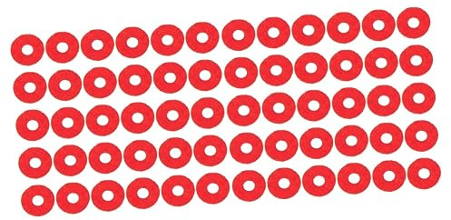 ibasenice 180pcs Piano Balance Washers Felt Cushion Replacement Repair Parts for Keyboard Leveling Tool