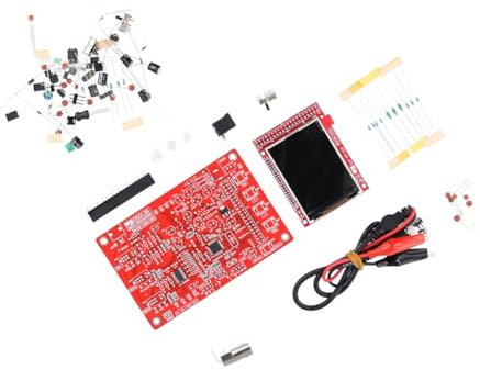AMZLORD DSO138 Oscilloscopio digitale Kit oscilloscopio digitale TFT da 2,4 pollici Parti fai da te Set di apprendimento elettronico (Kit fai da te)