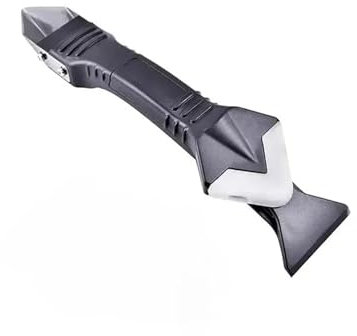 HEXHUASR 5-in-1-Werkzeugset for Entfernen von Silikonschaber, Dichtungsmittel und glatten Fugen, Dichtungsfinisher, glattes Fugenset, Bodenschimmelentfernung, Handwerkzeugset(Metal Scraper 1pcs)