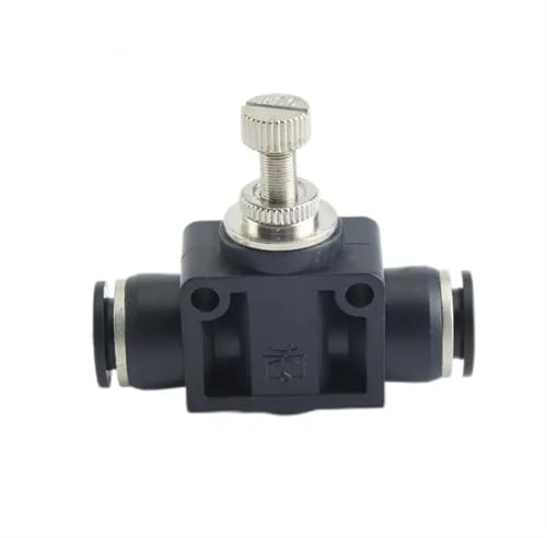 SA-Armaturen Luftstrom-Geschwindigkeitsregelventil Rohr Wasserschlauch Pneumatische Steckarmaturen Drosselventil SA 4mm 6mm 8mm 10mm 12 1St(SA-04)