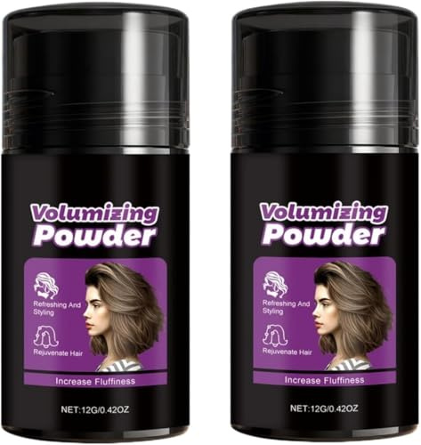Haarvolumenpuder, nicht auswaschbares Haarverdickungspuder, ölregulierendes, leichtes Stylingpuder für mehr Fülle, natürliche, matte Textur, für Frauen und Männer