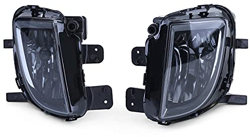 Carparts-Online Klarglas Nebelscheinwerfer Schwarz Smoke für VW Golf VI 6 GTI GTD 08-11