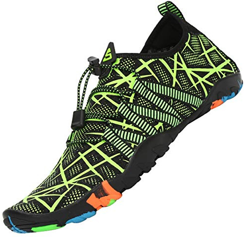 SAGUARO Badeschuhe für Herren Damen - 7/9 Drainagelöcher Schnelltrocknende rutschfest, Gr 35-48