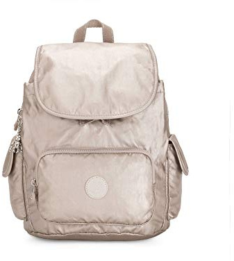 Kipling Damen City Pack S Kleiner - Mochila, Brillo metálico, 10.75''L x 13.25''H x 7.5''D, City Pack - Mochila pequeña para mujer, ligera, versátil