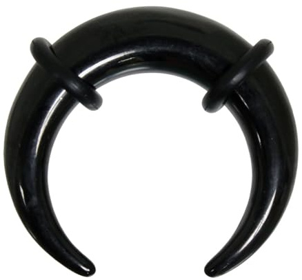 Dehnungshorn 1,6-10 mm aus 316L Chirurgenstahl SCHWARZ oder SILBER GRÖßENWAHL Expander Taper