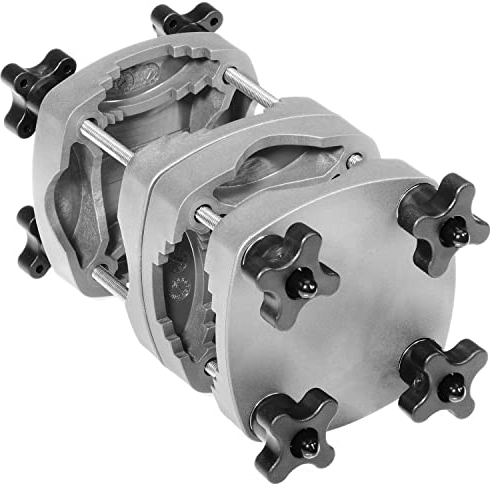 Menz Sonnenschirmhalter Balkongeländer – Universal Sonnenschirm Balkon Halterung für alle Sonnenschirme – Schirmhalterung als Schirmständer Balkon Terrasse, Grau