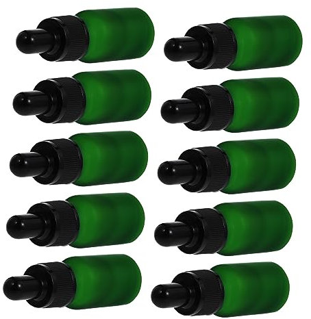 10 x Peeling Flasche Tropfflaschen Augentropfflaschen Terrarienflasche Bernsteinglas Tropfflaschen Flaschenspender Reise Glasflasche Zubehör