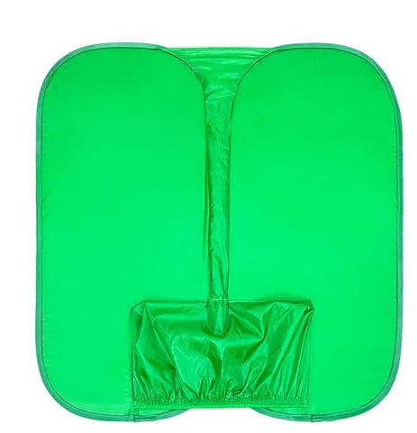 Streaming Green Screen Chair - Green Screen Hintergrund, Zusammenklappbare Doppelseitige Fotohintergründe | Video Studio Ruft Streaming- -Hintergrund Für Webcam-Livestreaming Auf