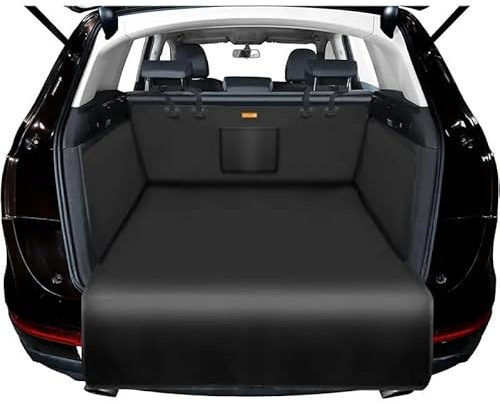 GTFRFD Telo Auto per Cani Bagagliaio, per Fiat 500L 2013-2024 Custodia per Baule Auto per Cani, antistrappo e Impermeabile, Protezione Antiscivolo