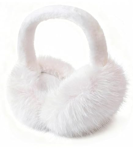 Unning Ohrenwärmer Damen Winter Verstellbar & Faltbare Ohrenschützer Weich Ohrenschutz Plüsch Ear Muffs for Women