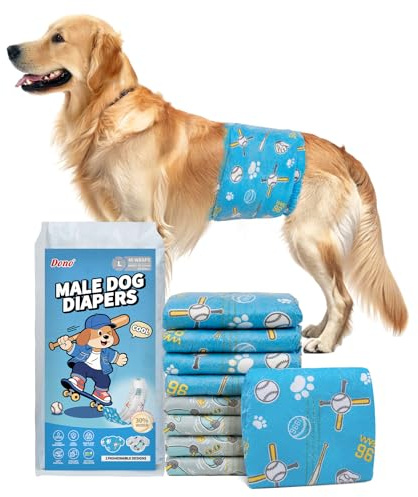 Dono Pañales Perro Macho, un 30% más Anchos, 40 Unidades Pañales L