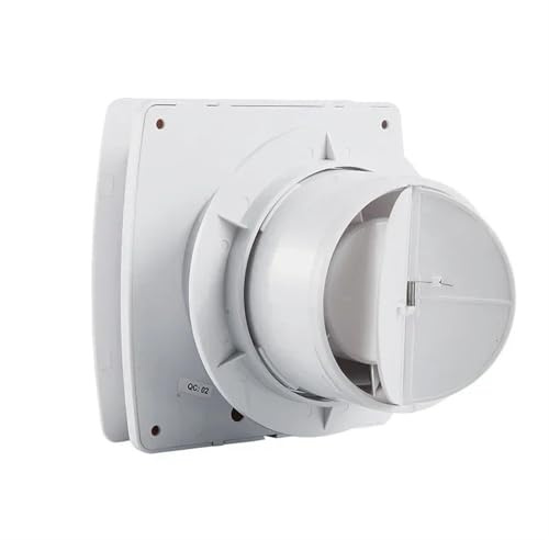 GHHZML Extractor de Baño Extractor de aire de alta velocidad de 4/6 pulgadas for inodoro, cocina, baño, pared colgante, ventana, vidrio, pequeño ventilador extractor(4 inch)