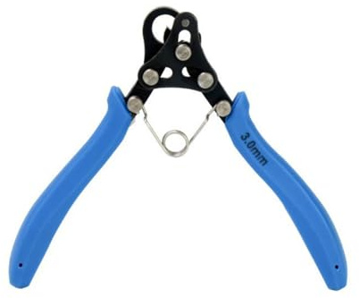 Flaroey Drahtrollzangen-Set zum Drahtwickeln, Biegen, Reparieren, Schmuckherstellungswerkzeug, Rundzange 3 mm