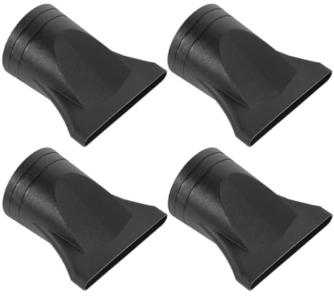 LIFKOME Ugelli per Asciugacapelli Set da 4 Pezzi Nero in Plastica Accessorio per Migliorare Performance Facile da Installare, Adatto a Beccucci da 4-4,8 Cm