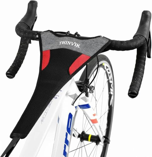 Thinvik Cubierta de Sudor para Bicicleta - Protector de Cuadro para Entrenamiento en Rodillo - Absorción Anticorrosión, Amplia Protección para Ciclismo Interior