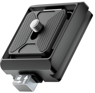 Piastra a sgancio rapido professionale per fotocamera con morsetto anti-goccia Meccanismo in alluminio per attività all'aperto Fotografia compatibile Quick Shoe