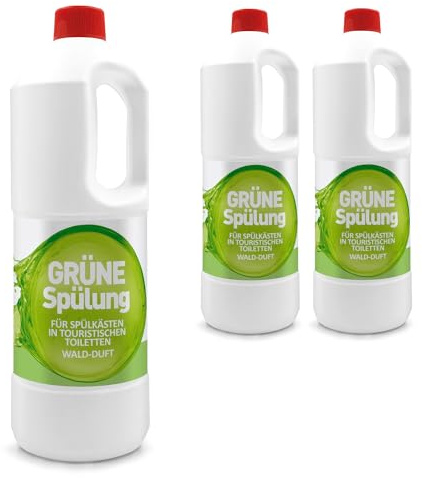 Gamix Spülwasserzusatz für Chemietoiletten - Sanitärflüssigkeit für Spülwassertanks in Wohnmobil, Camping & Caravan - sorgt für saubere Spülung und Frische