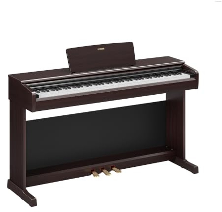 YAMAHA ARIUS YDP-146 Digital Piano – 88 Weighted Keys GHS Keyboard, CFX Concert Grand Voice, 8W Stereo Speakers, Bluetooth, 3 Pedals, Ideal for Home and Beginners – Rosewood