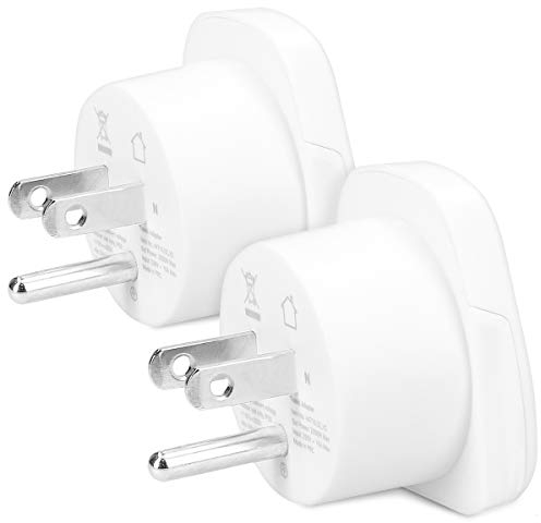 kwmobile 2x Travel Adapter for USA Type B - Travel Adapter to Type B Socket for America, Canada, Japan, Thailand