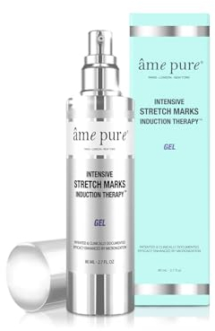 Ame Pure Stretch Marks Removal Gel - Clinically Proven Scar Removal Gel - Notable Results After Just Two Weeks - Advanced Scar Gel For Old Scars - 80 ml Scar Treatment Gel - Be Confident In Your Skin!