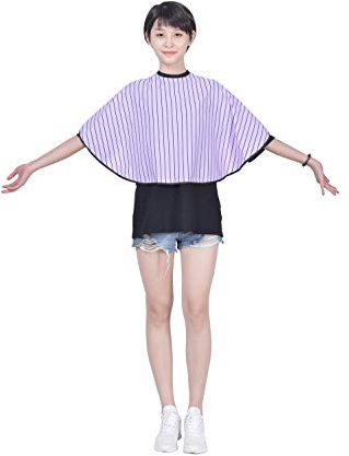 LWBTOSEE Beauty Salon Styling Cape Cape Comb-Out Cape Cloth Printed Schal für Make-up Haar Salon Beauty Salon Hair Styling Wasserdicht Antihaft Haar Leicht zu reinigen