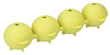 Colourworks Stampo per Sfere di Ghiaccio, Forma 4 Sfere Giganti che Si Sciolgono Lentamente, Confezione Regalo, Silicone di Grado LFGB, Verde, 21,5 x 7 x 4cm