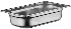 METRO Professional Contenitore GN 1/4, in acciaio inox, altezza 65 mm, contenitore per gastronorm, per uso alimentare e resistente al calore, per scolare o come inserto per cottura in Chafing Dish