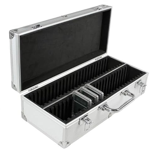 SAFE 300 Slab Koffer Für 50 Slabs | mit 2 Klappschlössern und Tragegriff | 370 x 160 x 110 mm