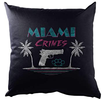 Urban Backwoods Miami Crimes Decorative Pillow Cushion