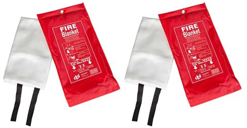 KAV Coperta antincendio, accessori essenziali per casa, cucina, roulotte, garage, protegge con coperta antincendio, protezione e strumenti di prima risposta, attrezzatura versatile per la casa (2)