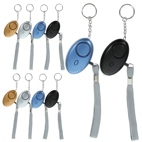 Yardenfun 10stücke Sicherheitsalarm Schlüsselanhänger Mit Sirenenalarm Und Led-licht Für Notfallalarme Geeignet Für Outdoor-aktivitäten Und Reisen