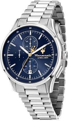 Maserati Reloj Hombre, Cronógrafo, Analógico, 42 mm, Colección SORPASSO - R8873624004