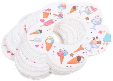 Amosfun Anti-drip Ice-pop Paper Tray Decorative Popsicles Holders for Boys and Girls No Mess Ice Pop Holder