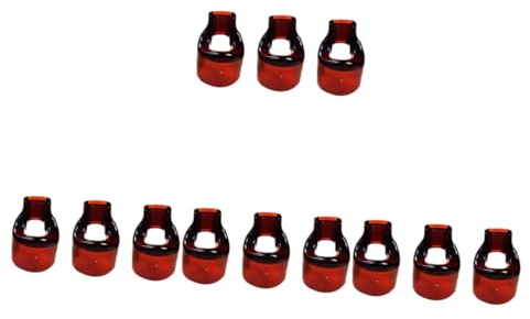 Abaodam 12 Stk Dongxiao Blashilfe Flötenmundstück Flötenzubehör Flötenersatzteilset Praxiswerkzeug Flötenpflege Flötenblashilfe- Flötenhilfe Flötenkopf Harz Brown