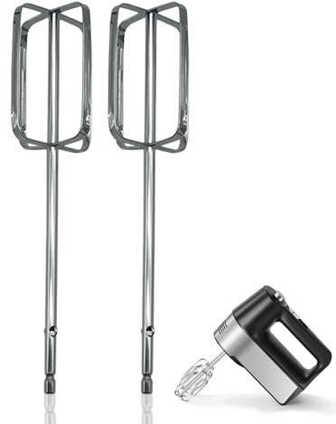 2 Pcs Hand Whisk Egg Beater Attachments,Hand Mixer Replacement Beaters Stainless Steel Hand Mixer Replacement Beaters Electric Mixer Parts for Hamilton Beach Hand Mixer 62682RZ 62692 62695V 64699