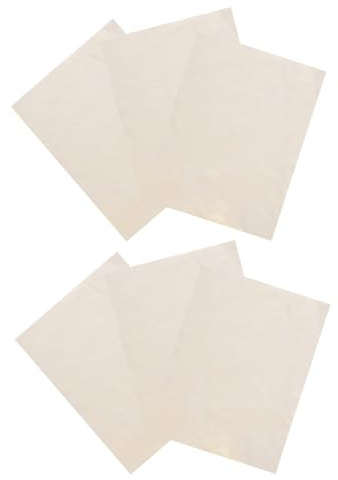 Warmhm 6sheets Clay-Flat Suede Cloth for Pottery Tool Rim Smoothing Cloth for Clay DIY Projects and Crafting Supplies Made of Soft Suede Material