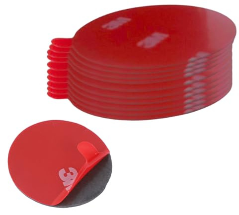 Nastro di montaggio su entrambi i lati, resistente, impermeabile, forte adesivo di montaggio, decorazione per casa, ufficio, auto, vetro, scudo, parete, realizzato con 4229P (10 pezzi di diametro