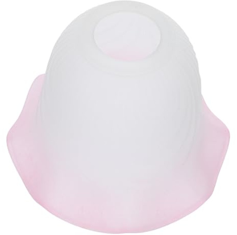 Tofficu Abat-jour Verre Dépoli Forme Fleur pour Lampe Remplacement pour Suspension et Applique Murale Design Nordique Minimaliste Diffusion Douce de Lumière Compatible Salons et Couloirs
