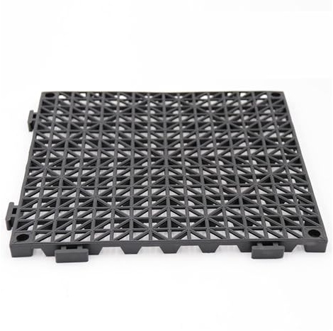 Outdoor Shower Mat Tapis Drainage Modulaires Emboîtables Pvc Bords Souples Dalles Jardin Piscine Socle Baignoire Flowerpot(40pieces)