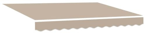 Genérico Telo di Ricambio per Tenda da Sole Beige 300 x 250 cm Tela,Beige,2.56kg,42000558