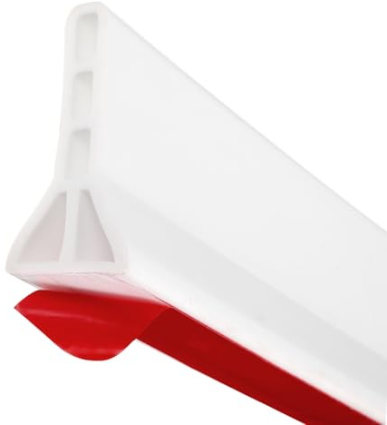 QUARKZMAN 67 Barriera Doccia Pieghievole Arresto Acqua 3 Di Altezza Autoadesiva Paraspruzzi Per Bagno Cucina Separazione Zone Bagnate E Asciutte Bianco (Vuoto Triangolo)