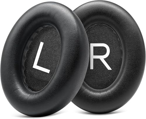 GEVO Replacement EarPads for Bose 700 (NC700) Noise Cancelling Headphones | Black | Protein Leather | Lossless noise reduction | Breathable