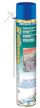 Mapei MapePUR Waterstop Foam M, Schiuma Poliuretanica Monocomponente per Sigillatura e Riempimento di Pozzetti e Tubazioni
