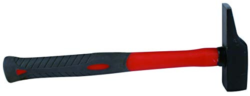 Tec Hit - Marteau Rivoir 25 mm - Acier Trempé - Manche En Fibre De Verre - Poignée Ergonomique Soft Grip - Normes Européennes