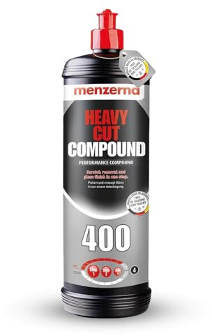 Menzerna Heavy Cut 400 250ml (8oz) Formerly Fast Gloss 400 - an Innovative Automotive Polish That removes Scratches and Creates Gloss in a Single Step (32 fl oz)